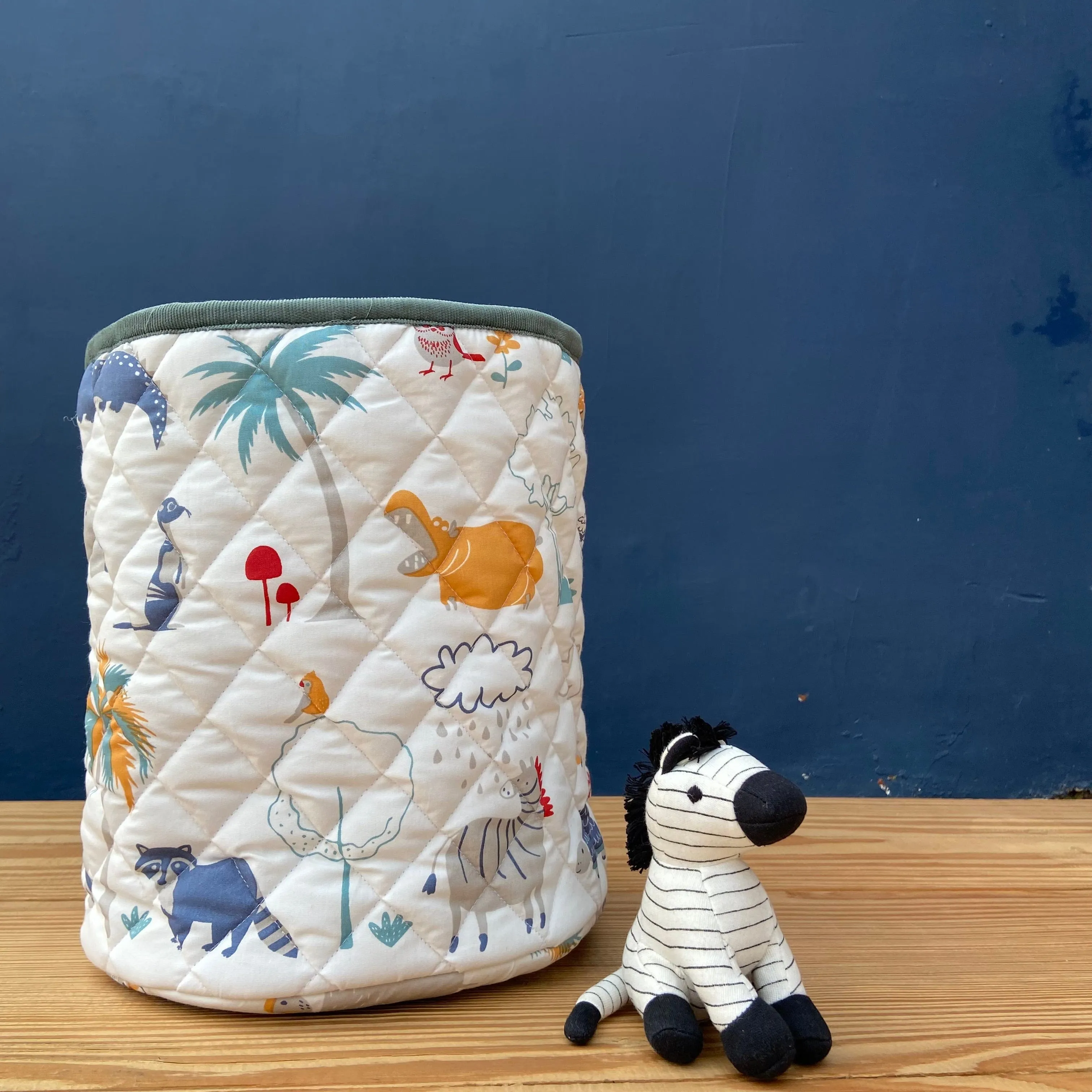 Super Combo - Happy Animal Tribe Bedding Set   Playmat   Storage Basket
