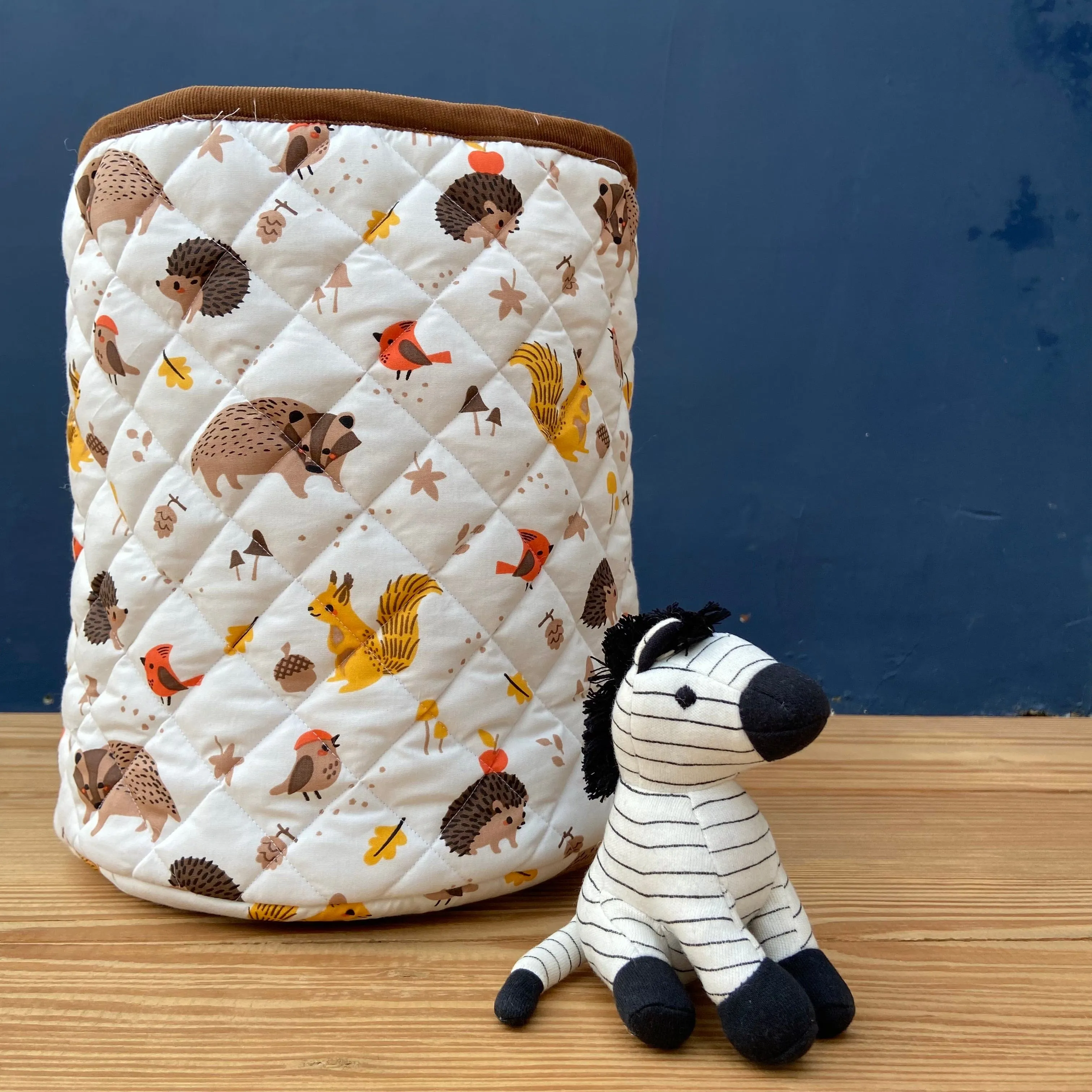 Super Combo - Hedge-Hugs From The Woods Bedding Set   Playmat   Basket