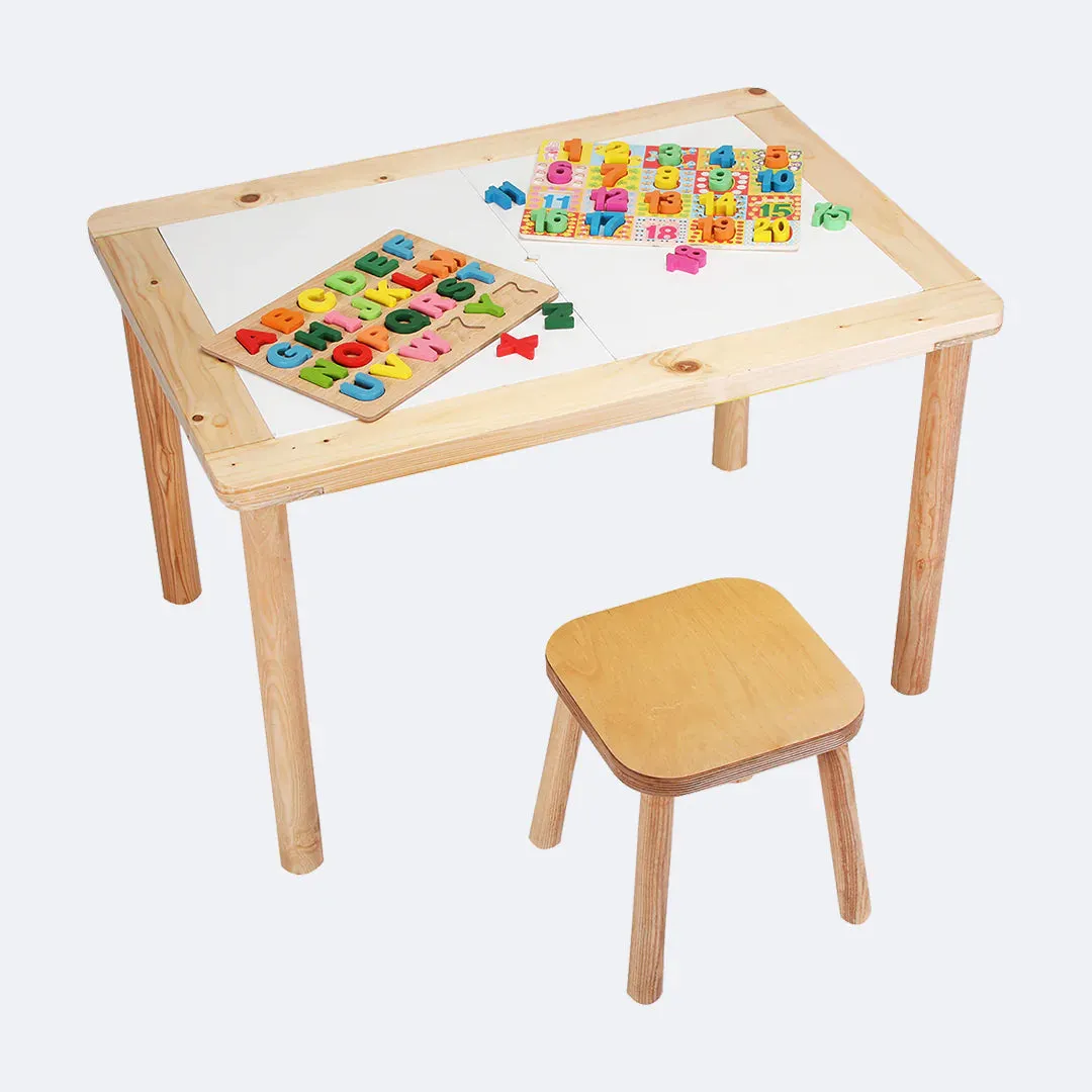 SWEN Montessori Inspired Wooden Sensory Table LUCAS