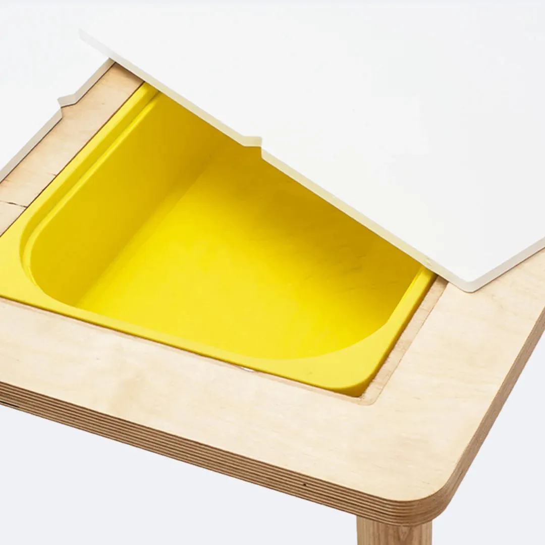 SWEN Montessori Inspired Wooden Sensory Table LUCAS