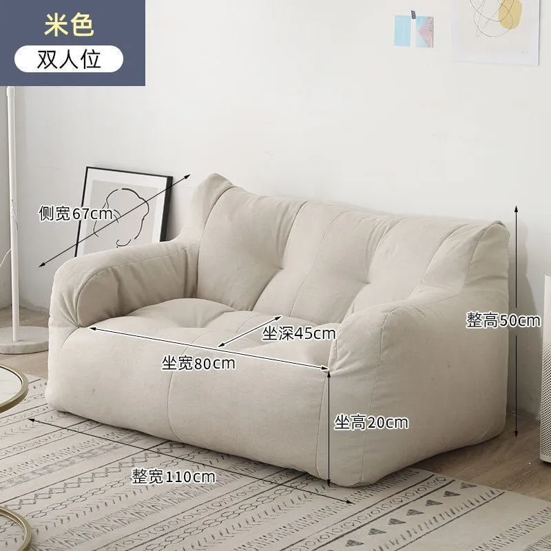 Two Seat Sofa In Dual Tone