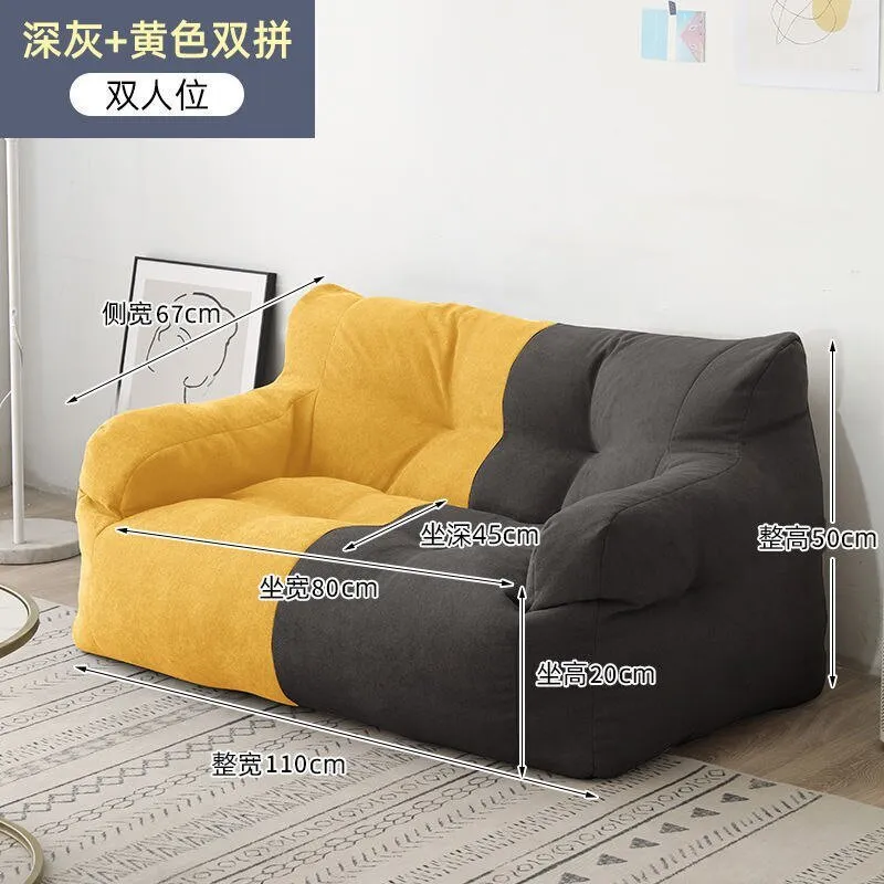 Two Seat Sofa In Dual Tone