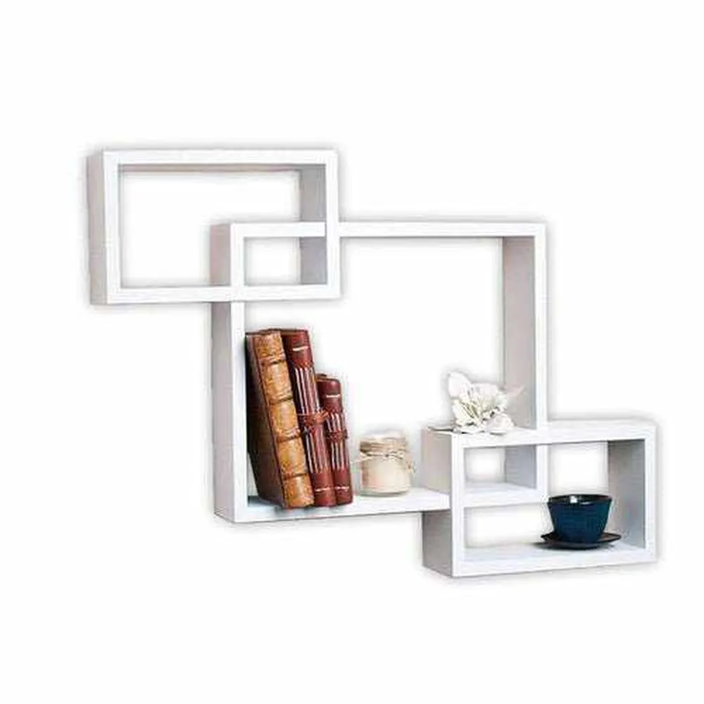Wood Handmade Wall Mounted Shelves Decorative Shelf (Set Of 3)