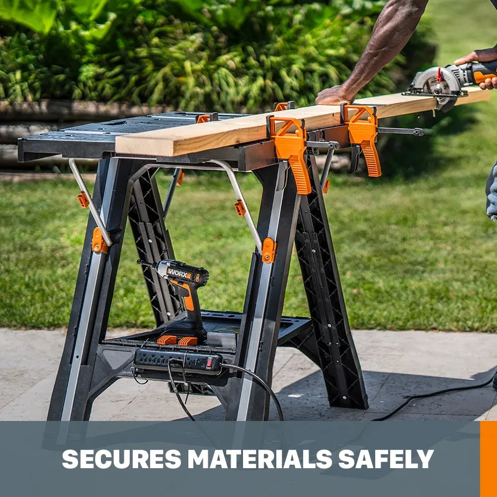 Worx WX051 Pegasus Folding Work Table & Sawhorse